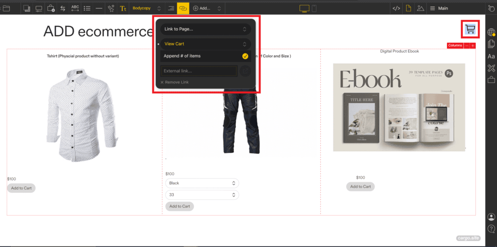 Cargo Site eCommerce shop - Complete Guide - Cargo Site Tutorials