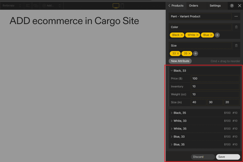 Cargo Site eCommerce shop - Complete Guide - Cargo Site Tutorials